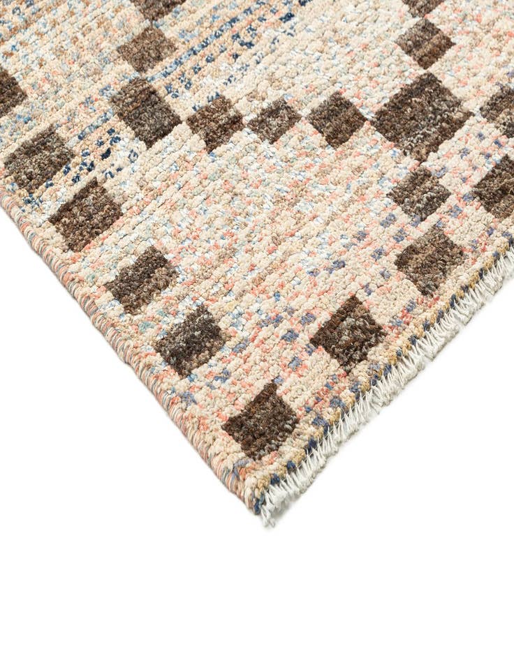 Detail image of  8' 2 x 9' 9  Hand Knotted Beni Marok Rug