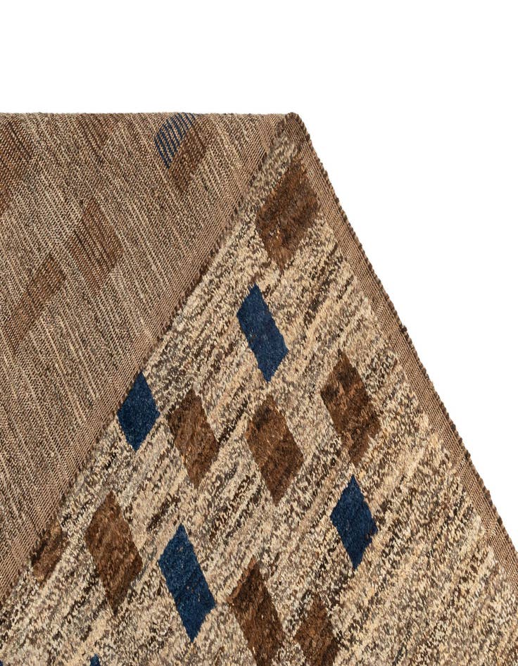 Detail image of  10' x 14' 4  Hand Knotted Beni Marok Rug