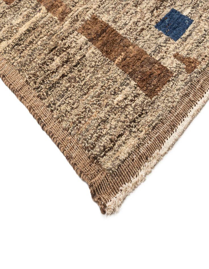 Detail image of  10' x 14' 4  Hand Knotted Beni Marok Rug