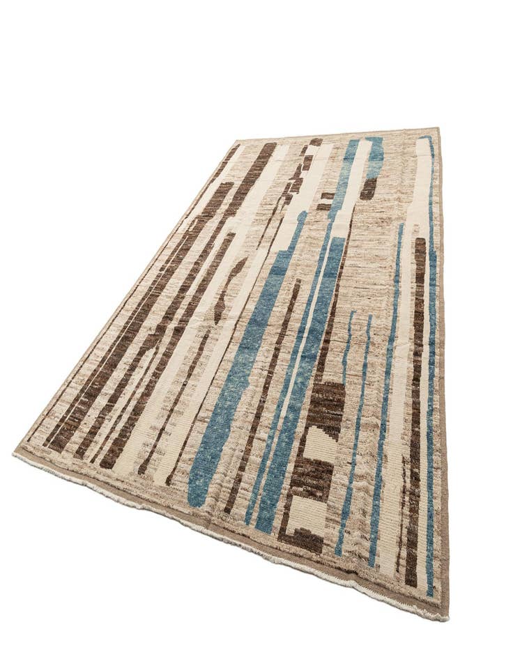 Detail image of  9' 11 x 14' 1  Hand Knotted Beni Marok Rug