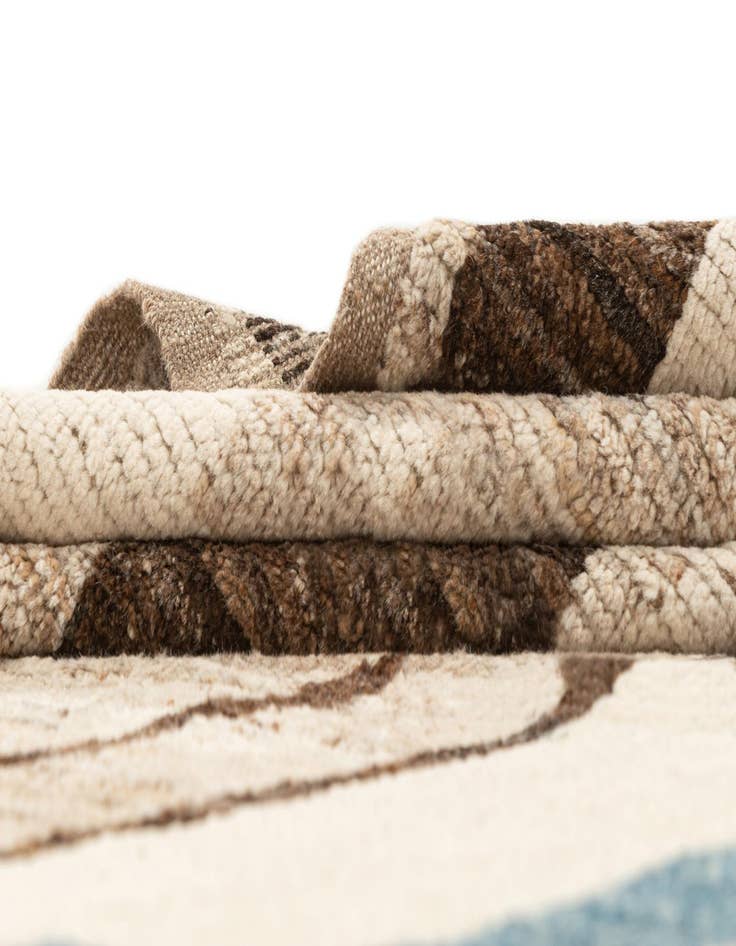 Detail image of  9' 11 x 14' 1  Hand Knotted Beni Marok Rug