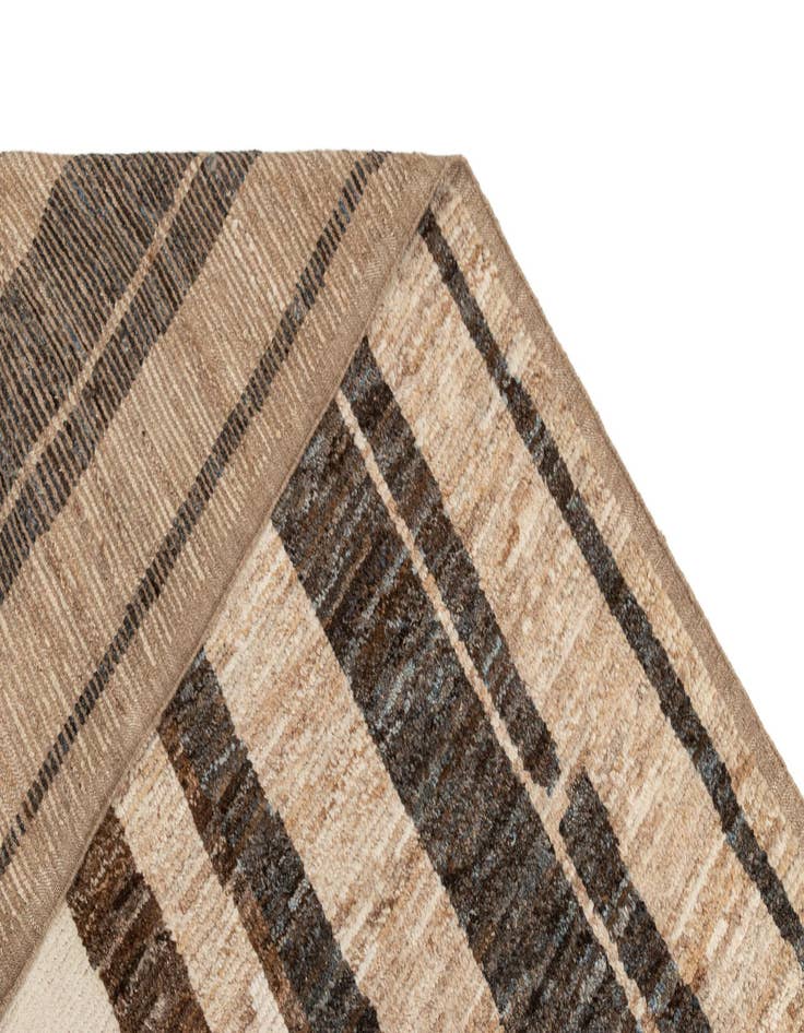 Detail image of  9' 9 x 14' 2  Hand Knotted Beni Marok Rug