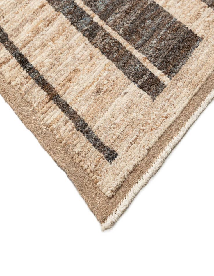 Detail image of  9' 9 x 14' 2  Hand Knotted Beni Marok Rug