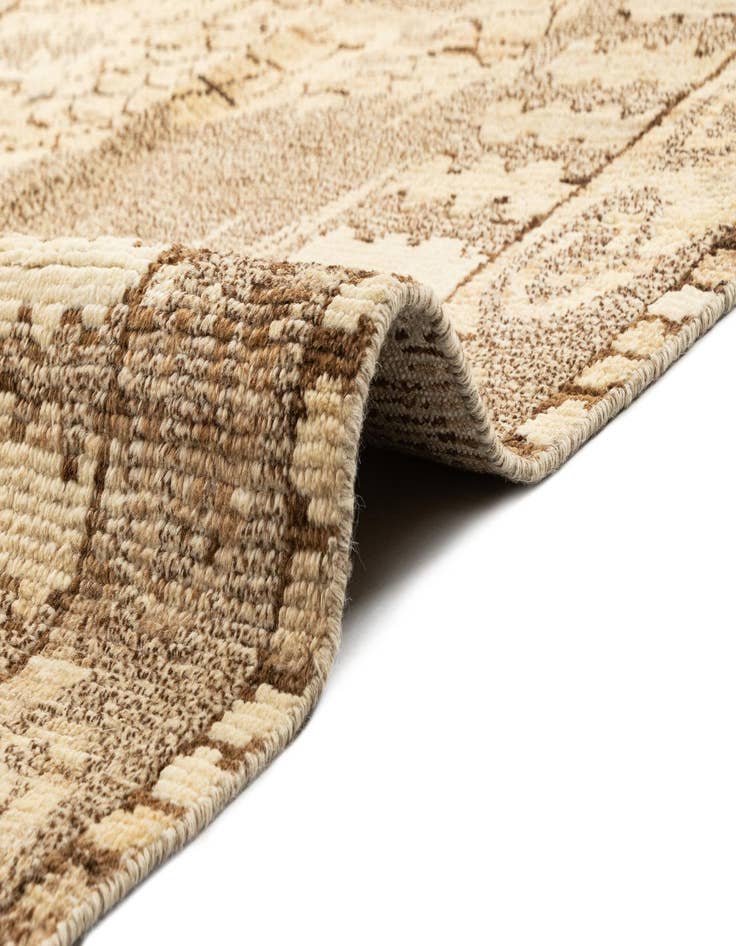 Detail image of  10' 5 x 14' 4  Hand Knotted Beni Marok Rug