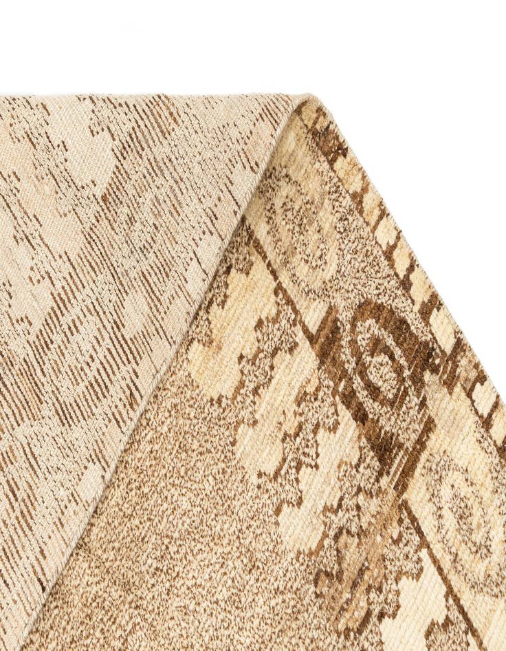 Detail image of  10' 5 x 14' 4  Hand Knotted Beni Marok Rug