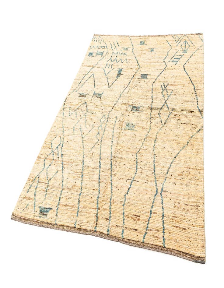 Detail image of  5' 10 x 8' Beni Marok Rug