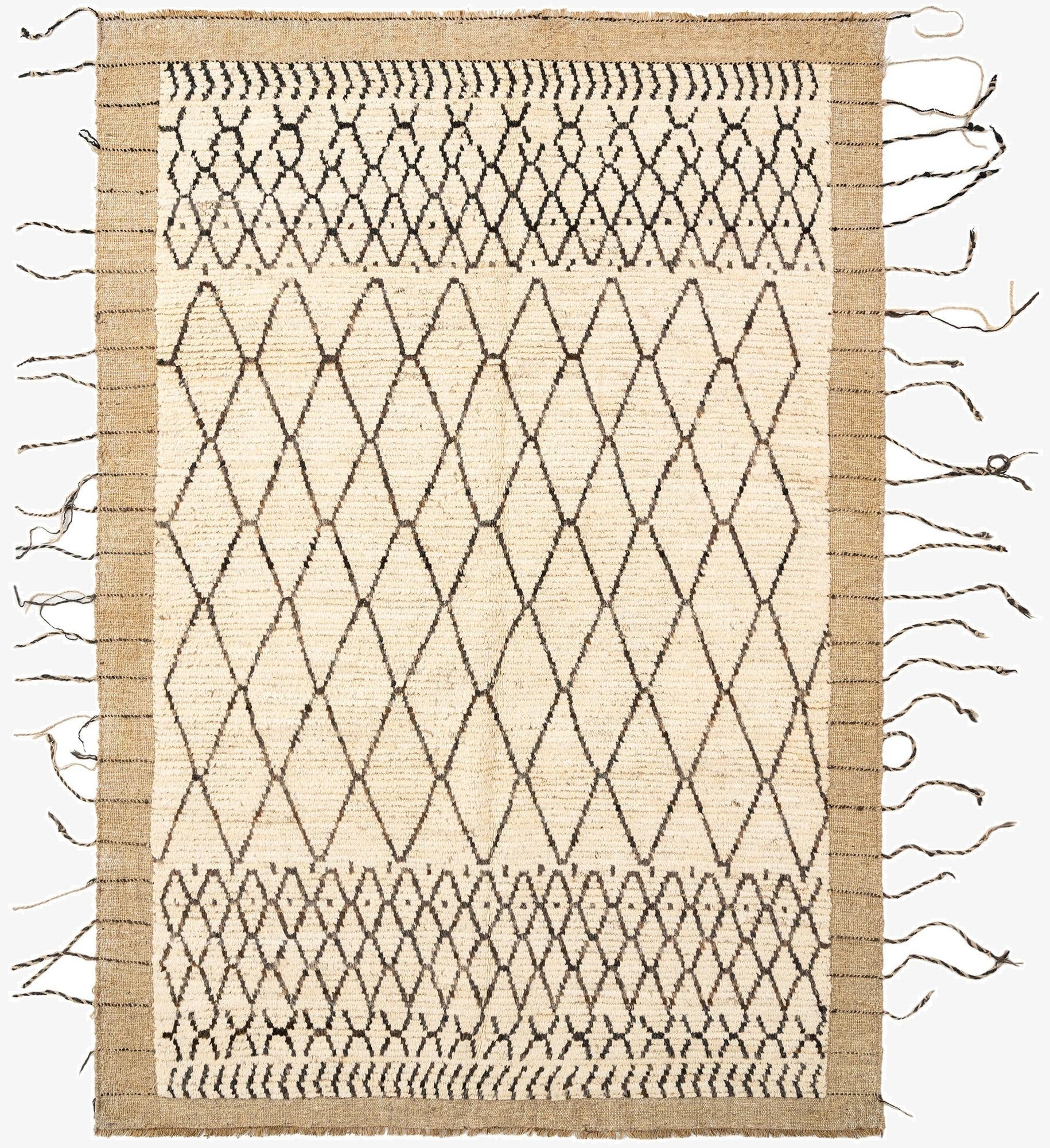  5' 9 x 8' 3 Beni Marok Rug