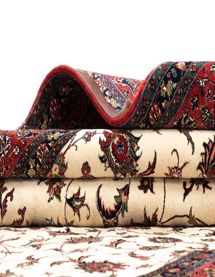 Detail image of  6' 6 x 10' 6 Bidjar With Silk Rug