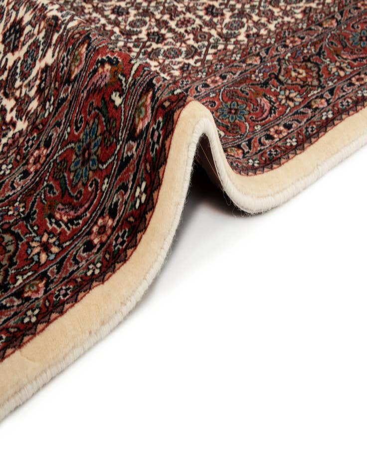 Detail image of  4' 10 x 7' 1 Bidjar With Silk Rug