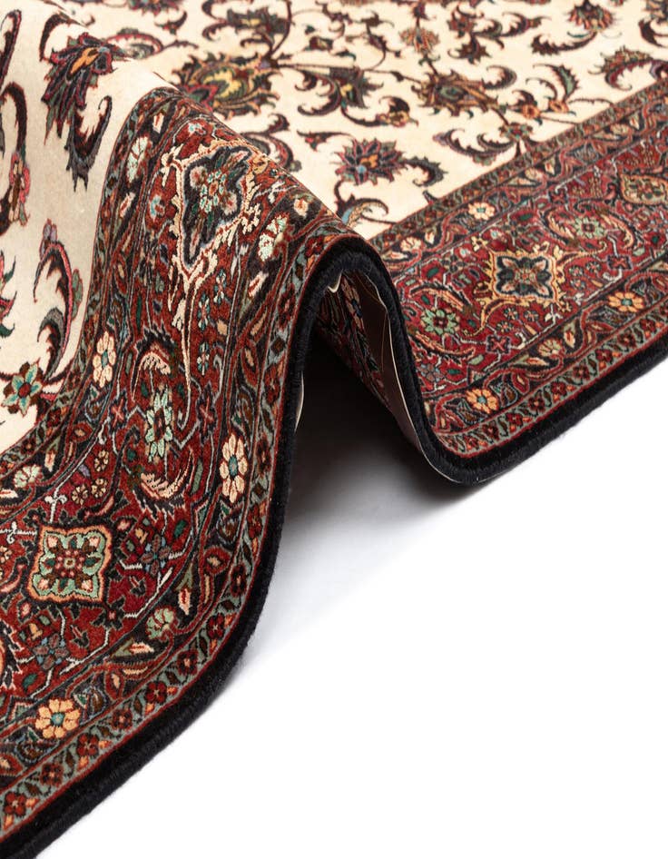 Detail image of  6' 9 x 9' 6 Bidjar With Silk Rug