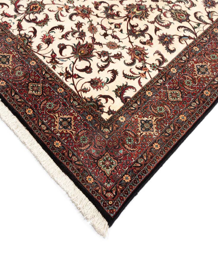 Detail image of  6' 9 x 9' 6 Bidjar With Silk Rug
