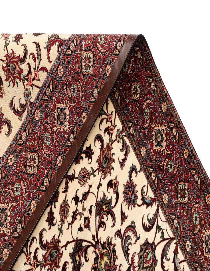 Detail image of  6' 9 x 9' 6 Bidjar With Silk Rug