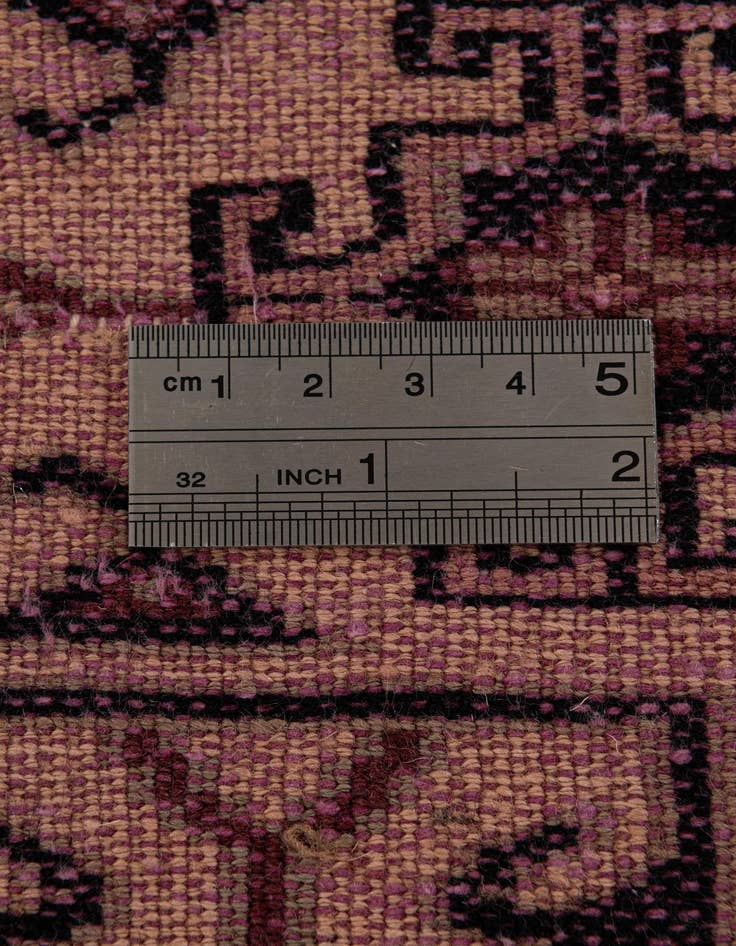 Detail image of  4' 1 x 6'  Hand Knotted Bokhara Oriental Wool Rug