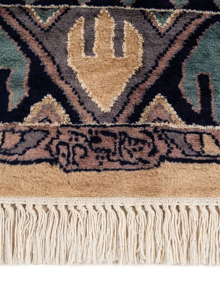 Detail image of  4' 4 x 6' 10  Hand Knotted Bokhara Oriental Rug