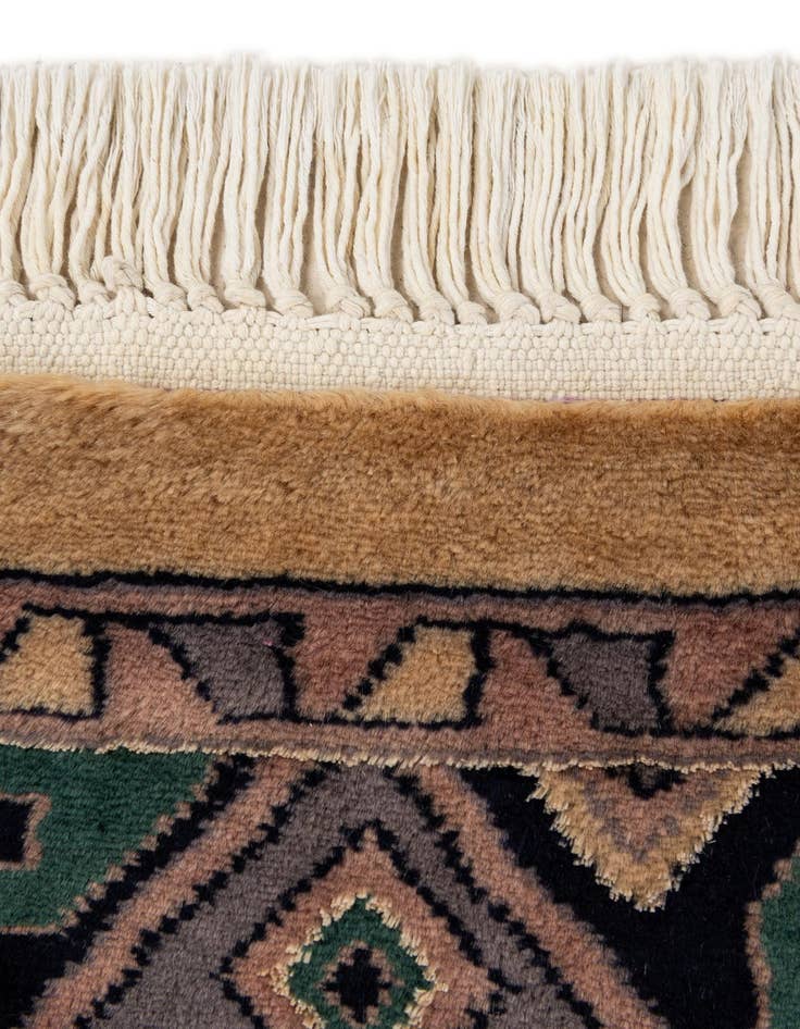 Detail image of  5' 2 x 7' 8  Hand Knotted Bokhara Oriental Rug