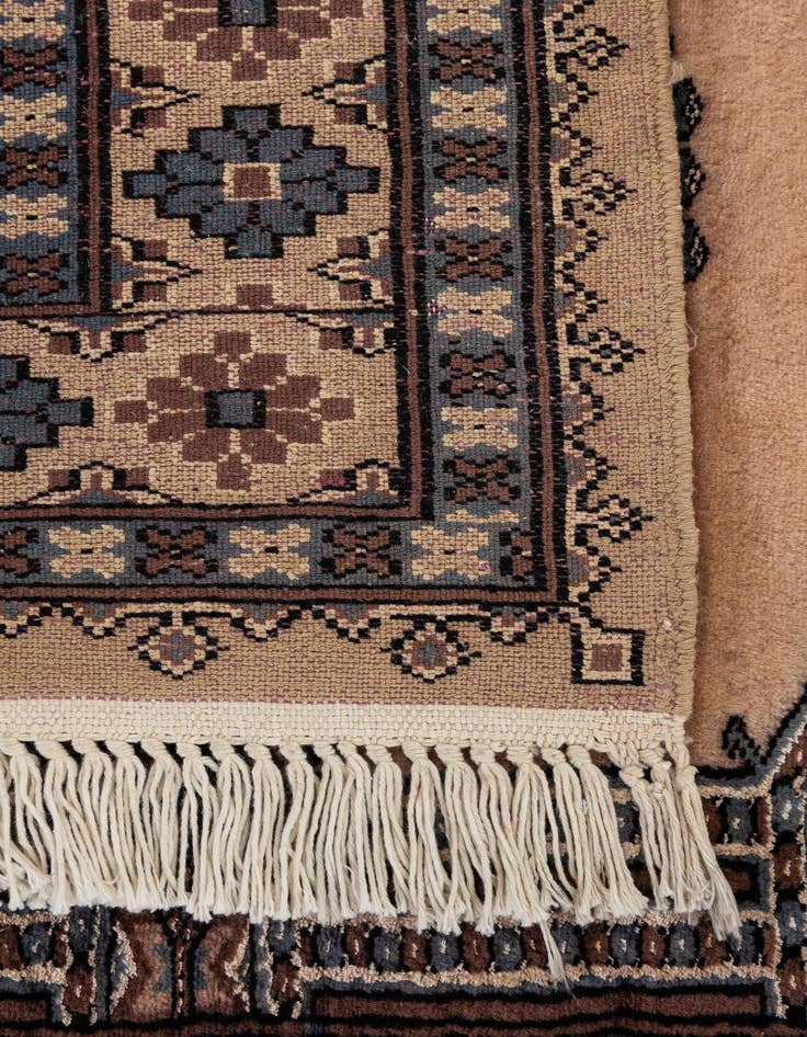 Detail image of  3' 4 x 5' 1  Hand Knotted Bokhara Oriental Rug