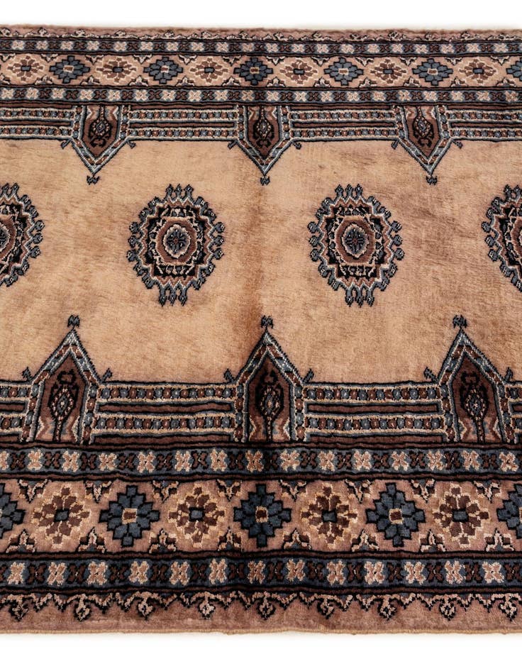 Detail image of  3' 4 x 5' 1  Hand Knotted Bokhara Oriental Rug