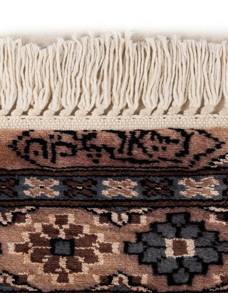 Detail image of  3' 4 x 5' 1  Hand Knotted Bokhara Oriental Rug