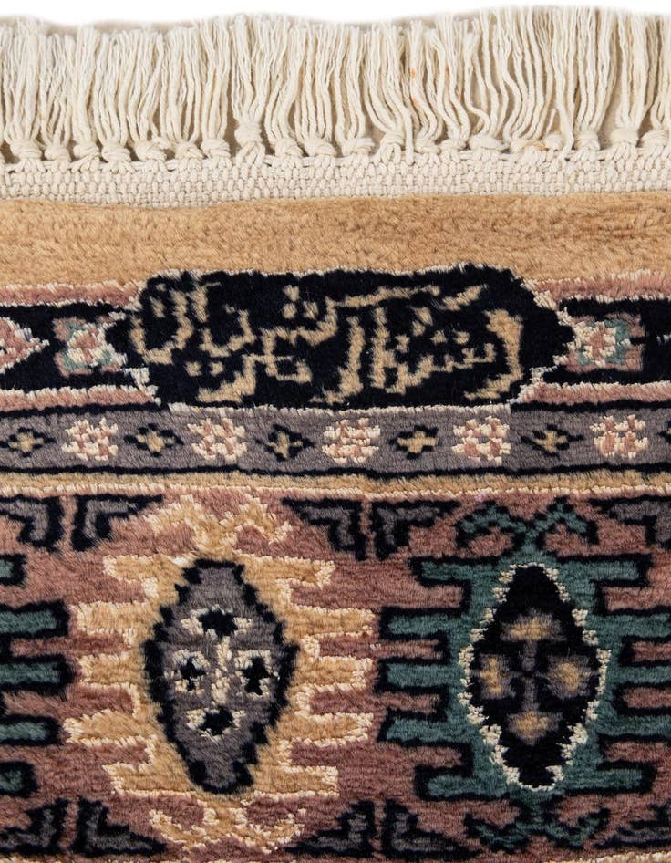 Detail image of  3' 1 x 5' 6  Hand Knotted Bokhara Oriental Rug