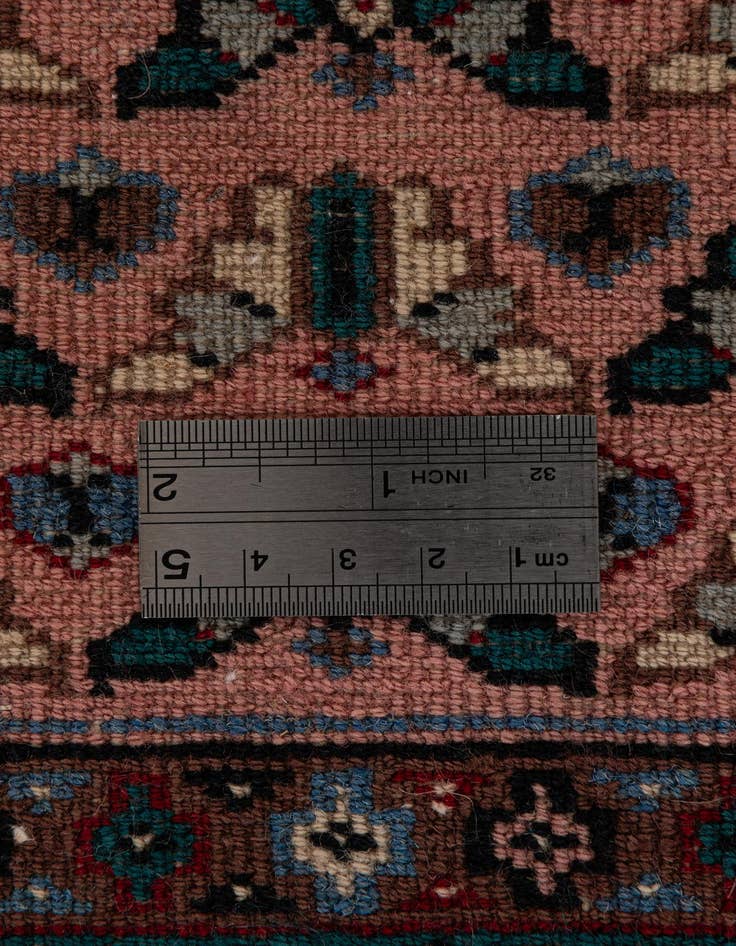 Detail image of  4' 2 x 5' 11  Hand Knotted Bokhara Oriental Wool Rug