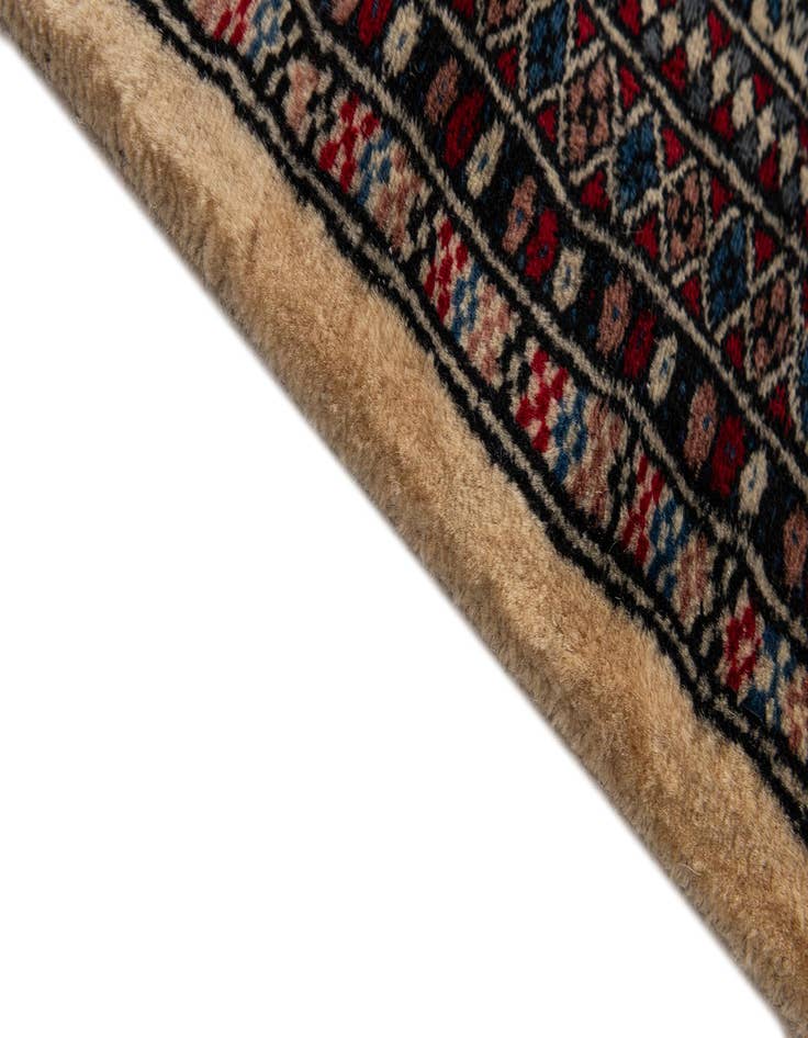 Detail image of  4' 1 x 6'  Hand Knotted Bokhara Oriental Wool Rug