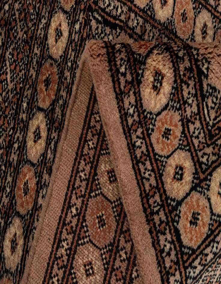 Detail image of  2' 1 x 3' 3  Hand Knotted Bokhara Oriental Wool Rug