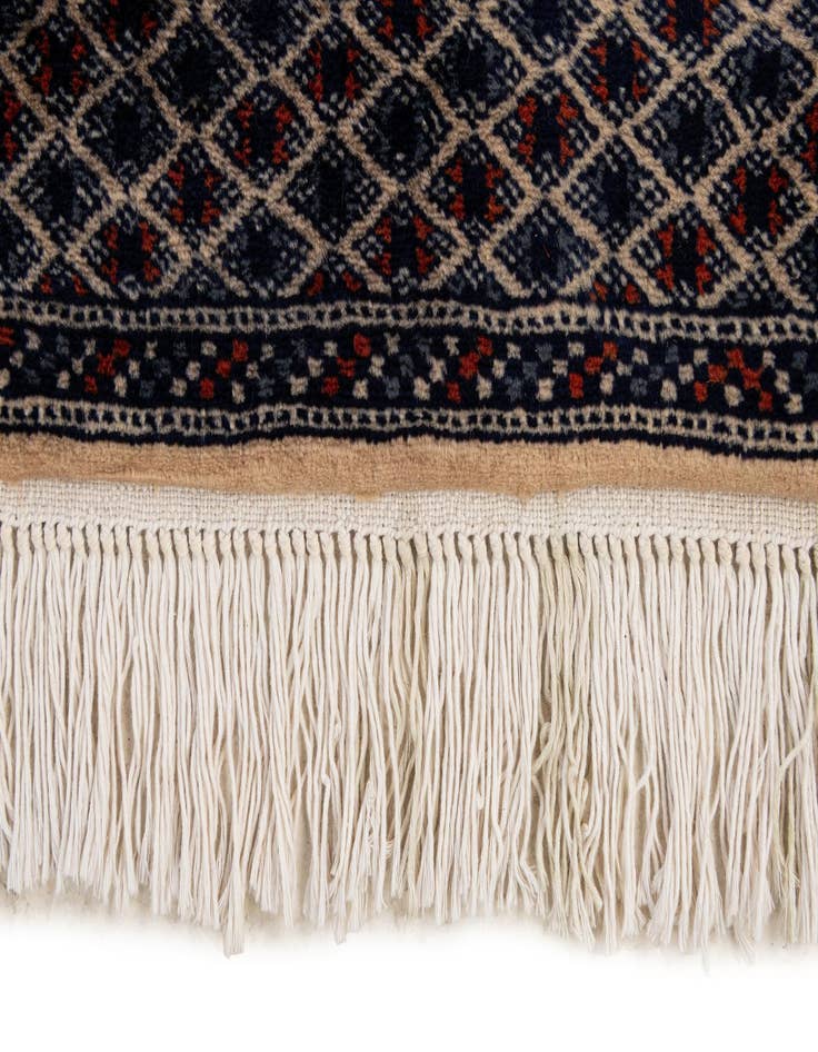 Detail image of  2' 1 x 3' 2  Hand Knotted Bokhara Oriental Wool Rug
