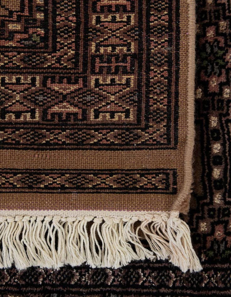 Detail image of  2' x 3' 3  Hand Knotted Bokhara Oriental Rug