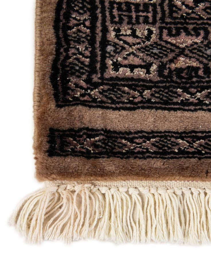 Detail image of  2' x 3' 3  Hand Knotted Bokhara Oriental Rug