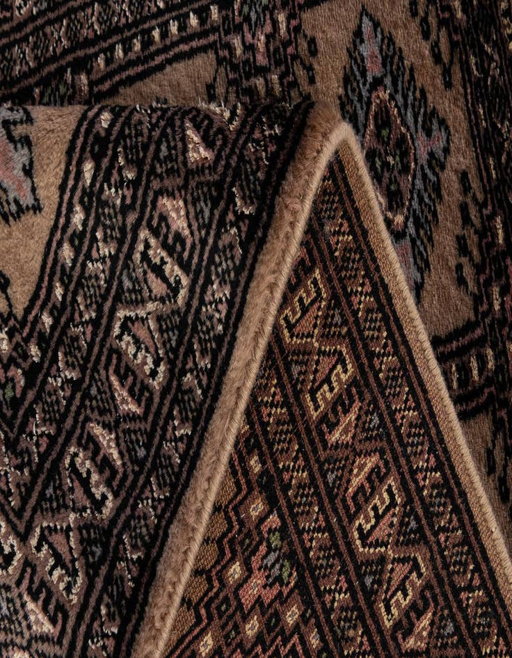 Detail image of  2' x 3' 3  Hand Knotted Bokhara Oriental Rug