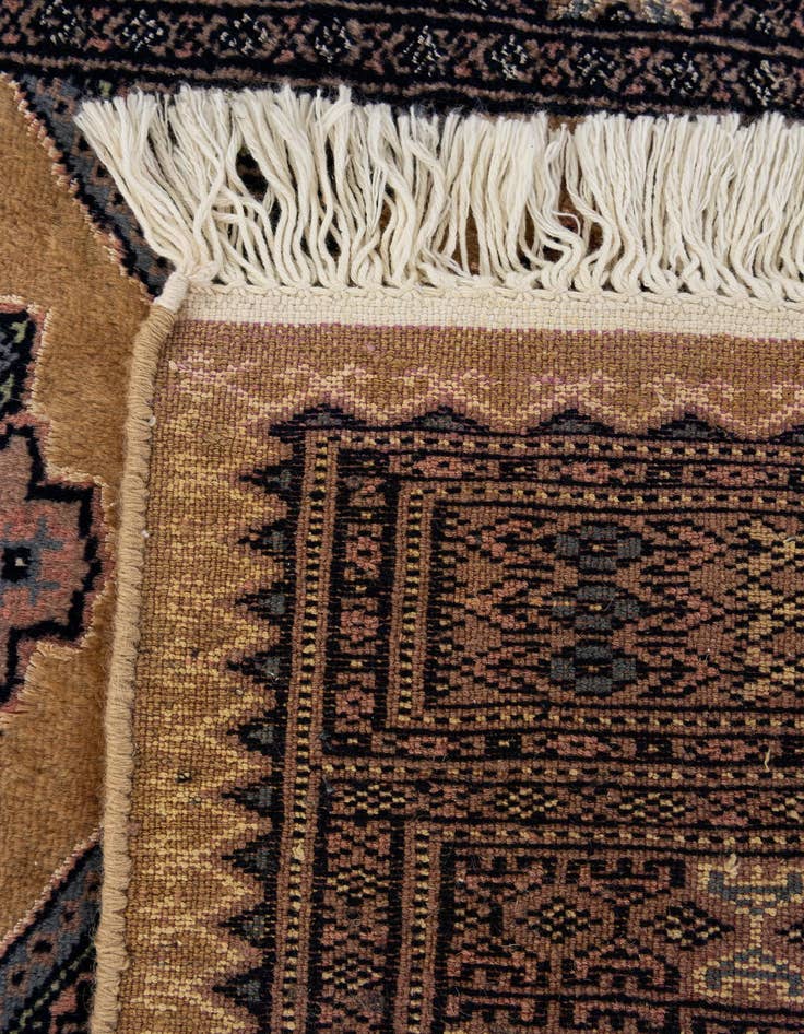 Detail image of  2' 1 x 3' 2  Hand Knotted Bokhara Oriental Rug