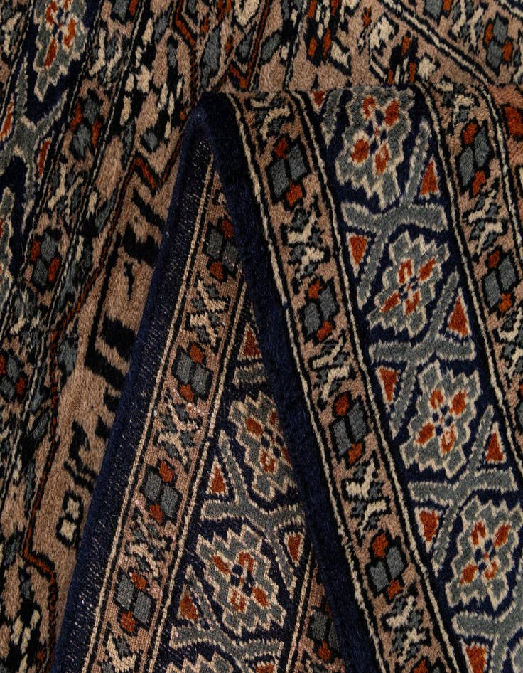 Detail image of  2' 8 x 4' 2  Hand Knotted Bokhara Wool Rug