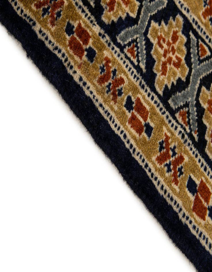 Detail image of  2' 7 x 4' 4  Hand Knotted Bokhara Oriental Wool Rug