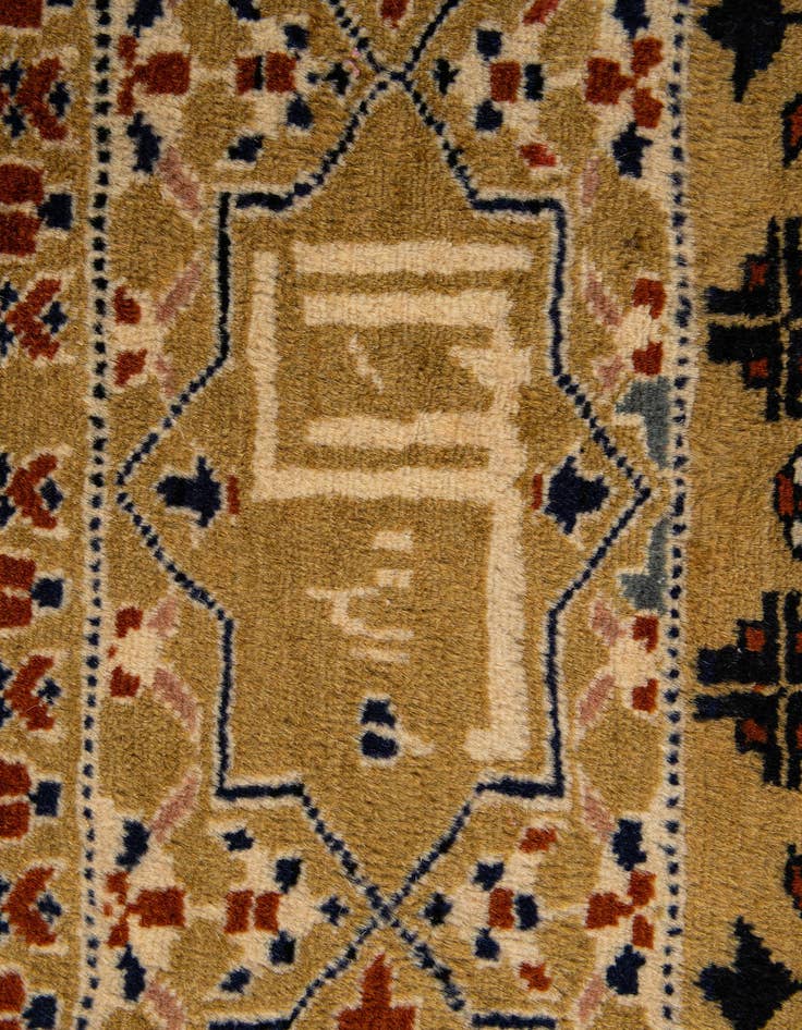 Detail image of  2' 7 x 4' 4  Hand Knotted Bokhara Oriental Wool Rug