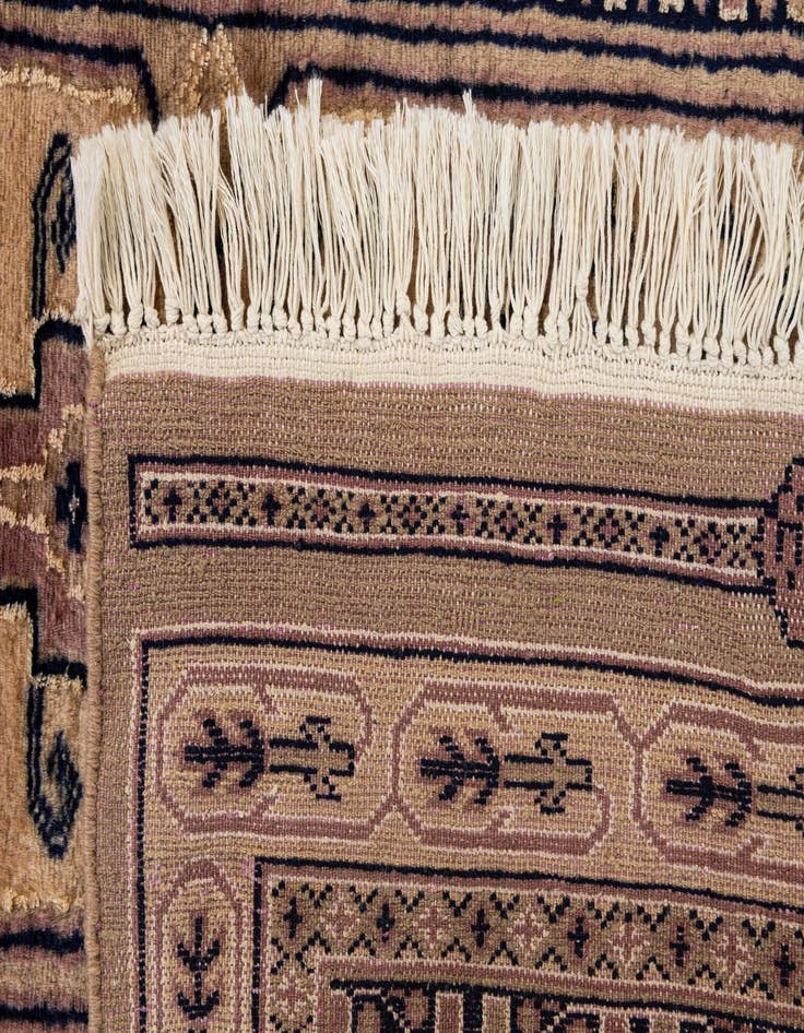 Detail image of  2' 6 x 4' 3  Hand Knotted Bokhara Rug