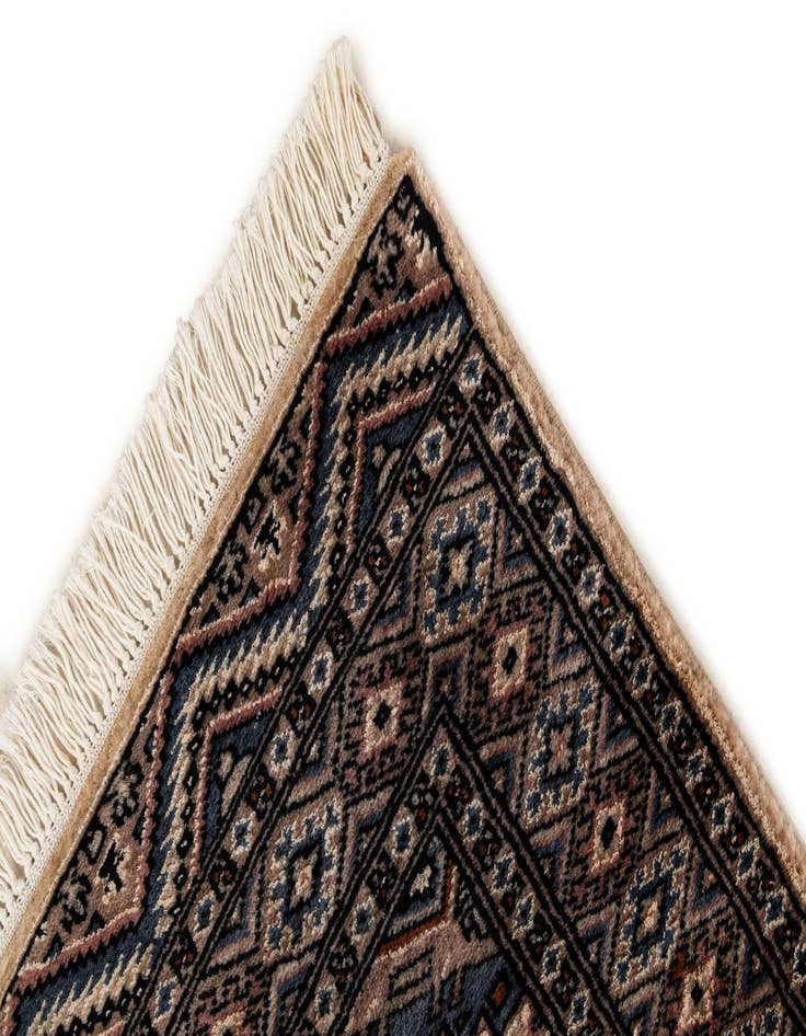 Detail image of  2' 6 x 4' 1  Hand Knotted Bokhara Oriental Rug