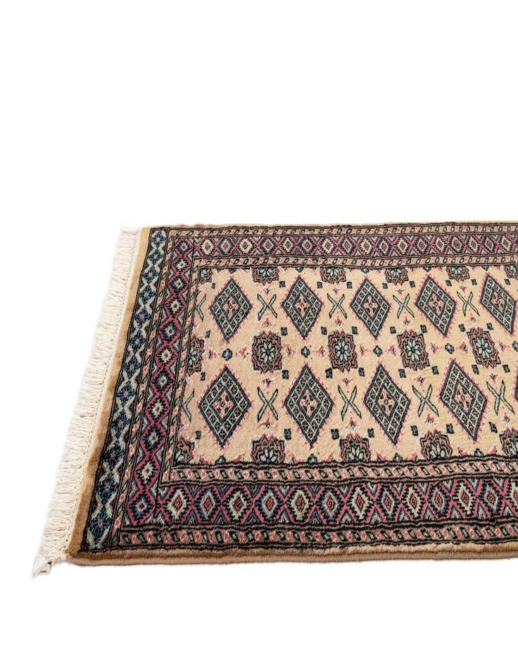 Detail image of  2' 8 x 3' 11  Hand Knotted Bokhara Oriental Rug