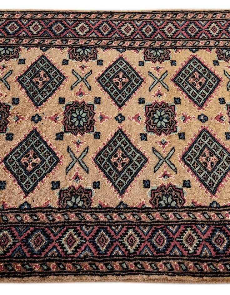 Detail image of  2' 8 x 3' 11  Hand Knotted Bokhara Oriental Rug