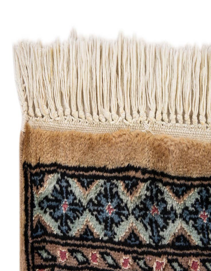 Detail image of  2' 8 x 3' 11  Hand Knotted Bokhara Oriental Rug