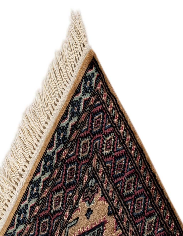 Detail image of  2' 8 x 3' 11  Hand Knotted Bokhara Oriental Rug