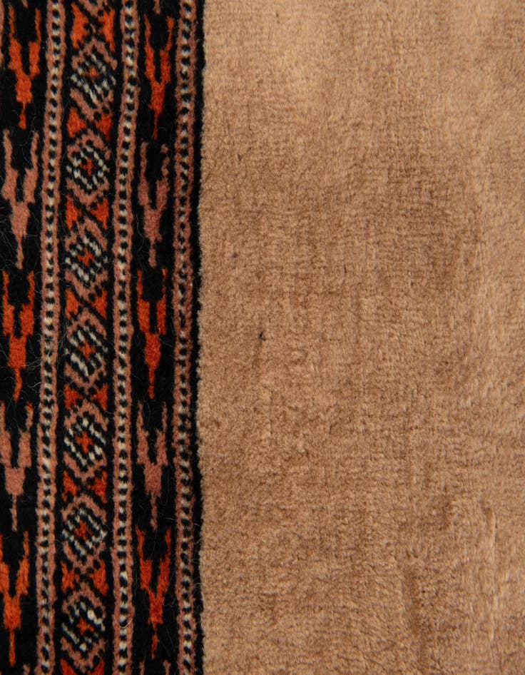 Detail image of  4' 6 x 5' 8  Hand Knotted Bokhara Wool Rug