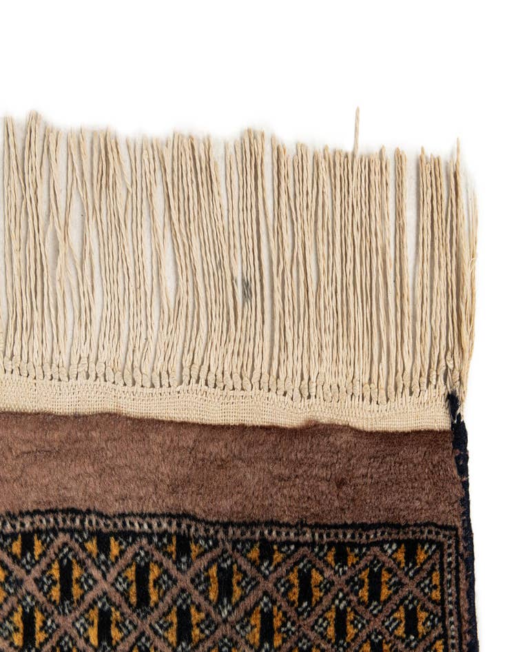 Detail image of  3' 1 x 5' 7  Hand Knotted Bokhara Wool Rug