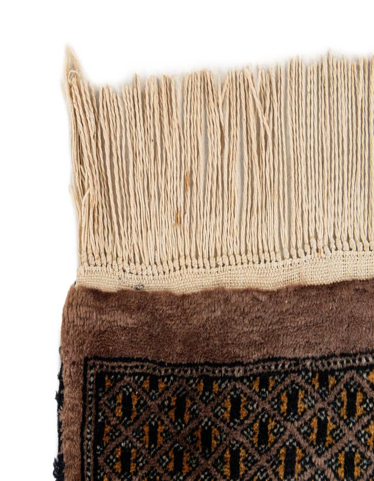 Detail image of  3' 1 x 5' 7  Hand Knotted Bokhara Wool Rug