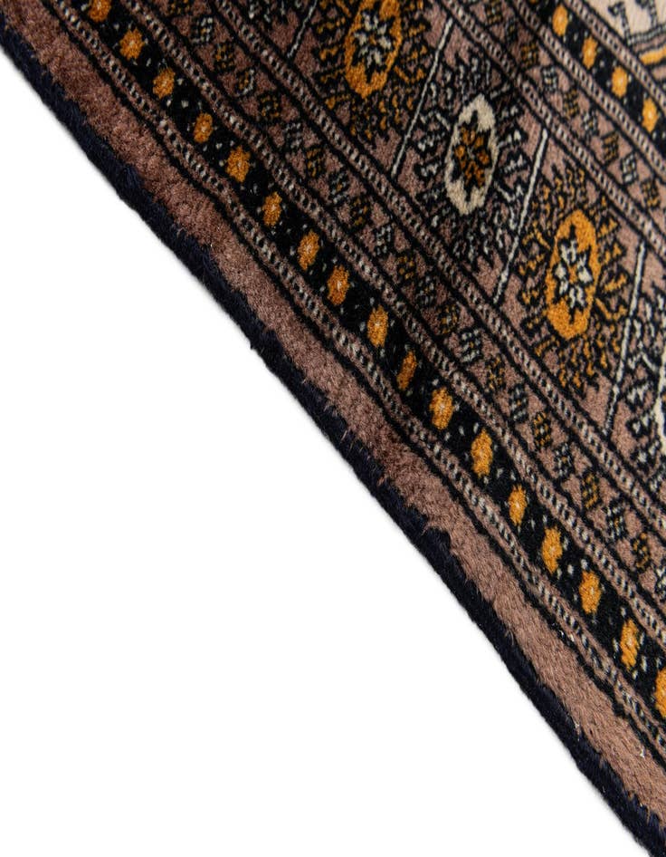 Detail image of  3' 1 x 5' 7  Hand Knotted Bokhara Wool Rug