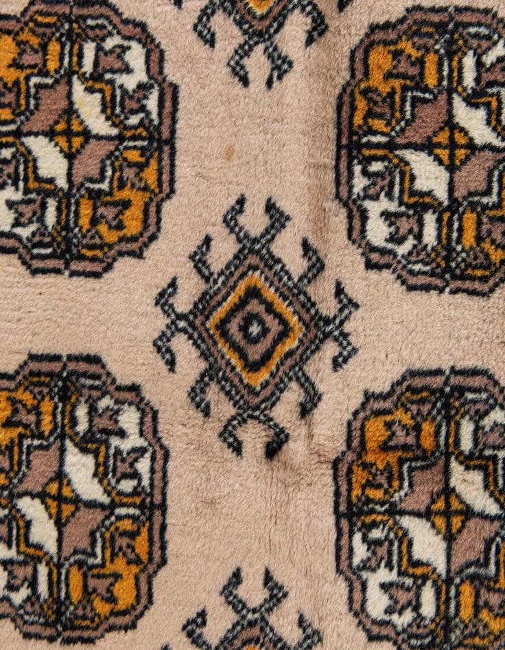 Detail image of  3' 1 x 5' 7  Hand Knotted Bokhara Wool Rug