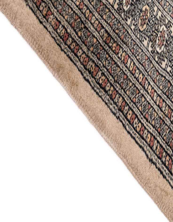 Detail image of 5' 8 x 8' 3 Hand Knotted Bokhara Oriental Wool Rug