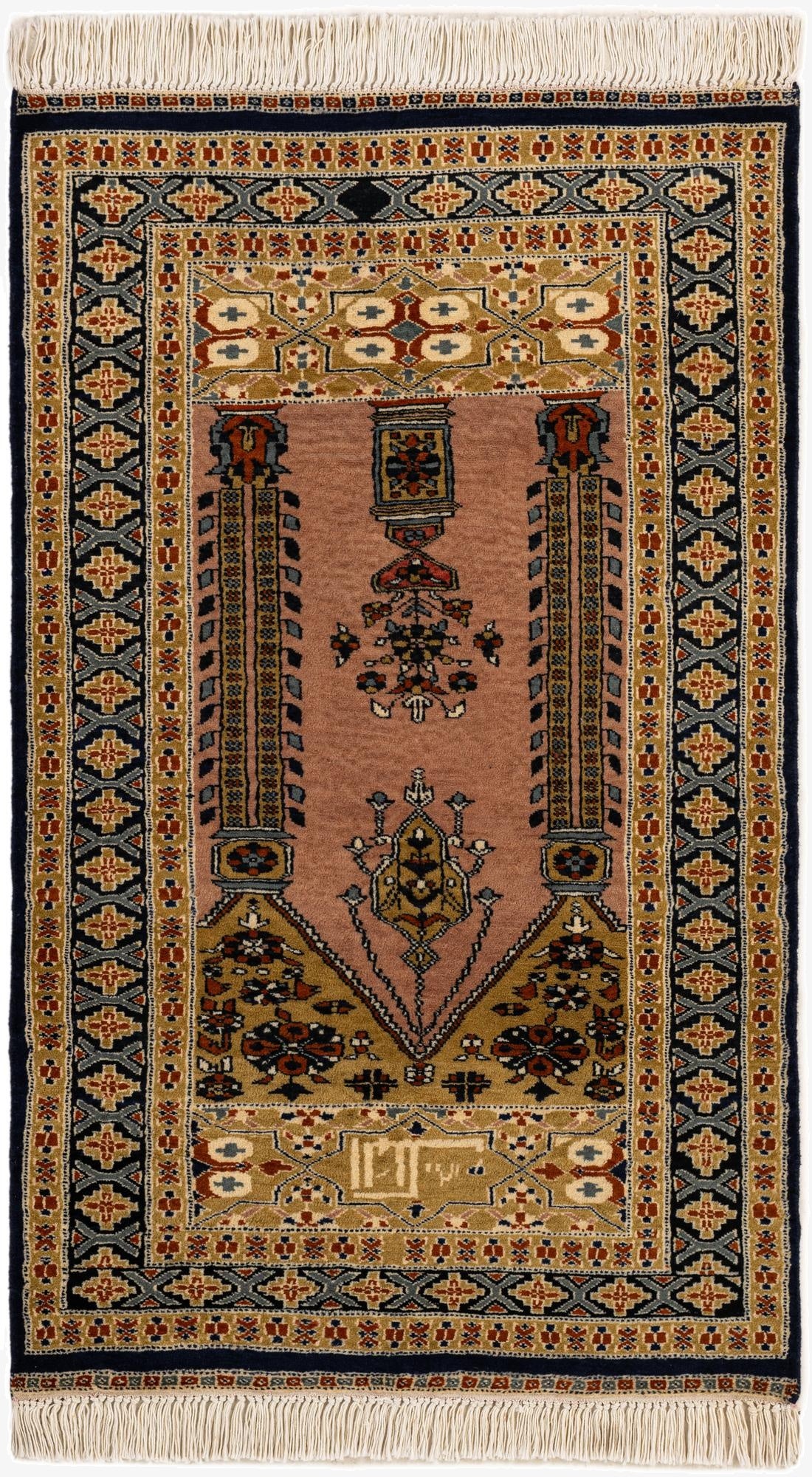  2' 7 x 4' 4  Hand Knotted Bokhara Oriental Wool Rug