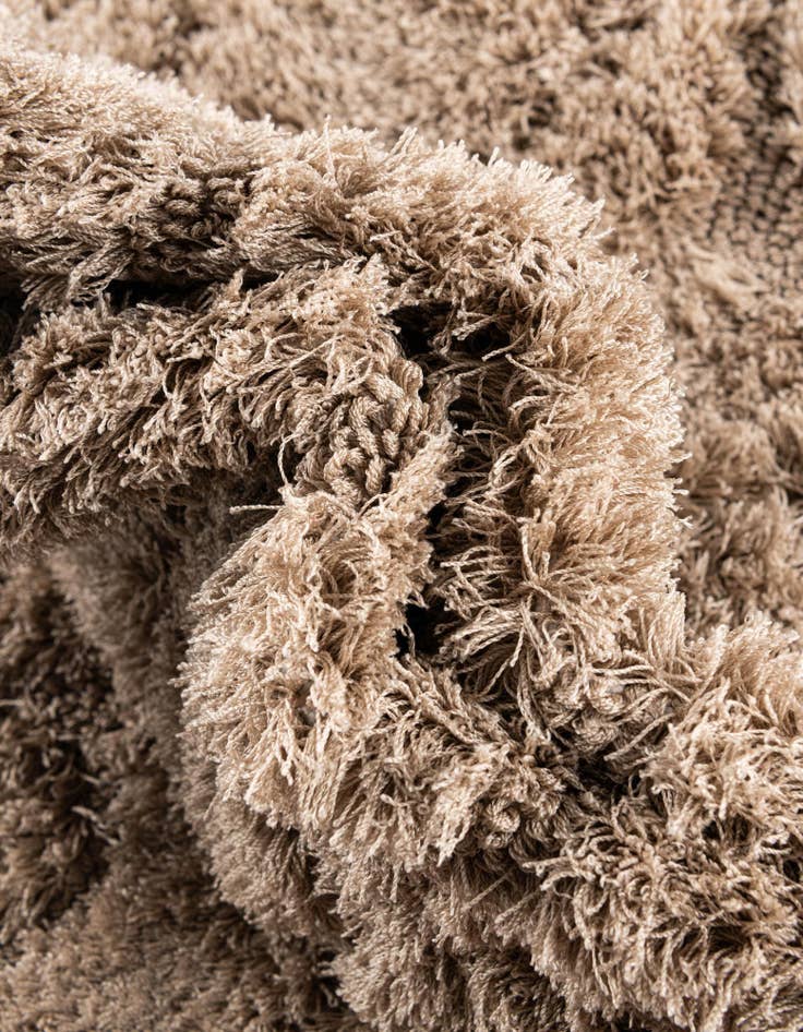 Detail image of  8' x 10' Botanical Shag Rug