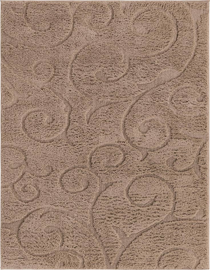 Detail image of 5' x 8' Botanical Shag Rug