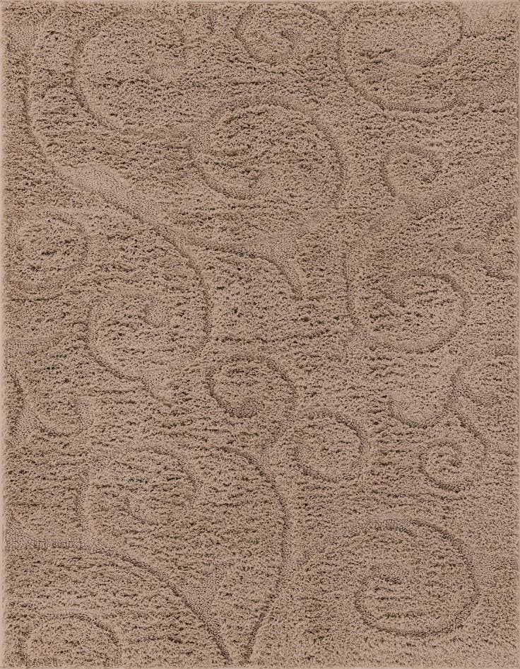 Detail image of  4' x 6' Botanical Shag Rug